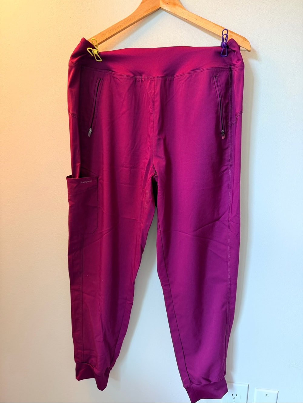 healing hands Magenta Utility Jogger Pants